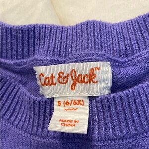 Cat & Jack Purple Kids Sweater